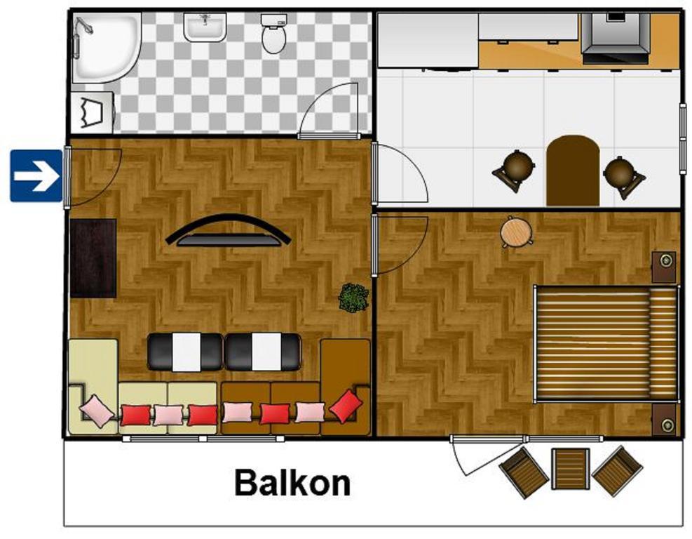扎科帕内Apartament Krupowki Center公寓 外观 照片
